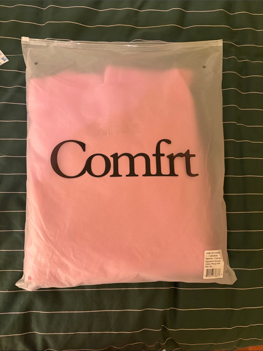 Comfrt Pink Lounge Hoodie